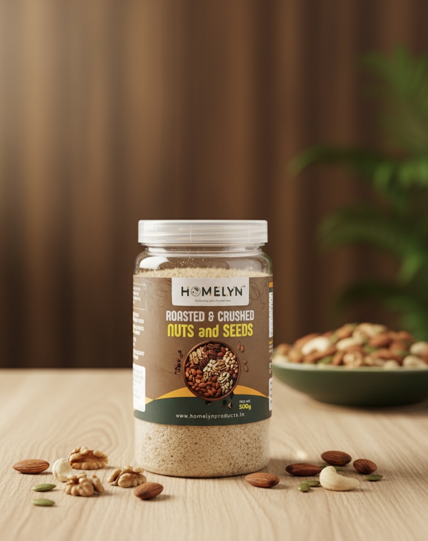 Roasted & Crushed Nuts & Seeds <br><small>(250g)</small>